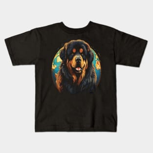 Tibetan Mastiff Earth Day Kids T-Shirt